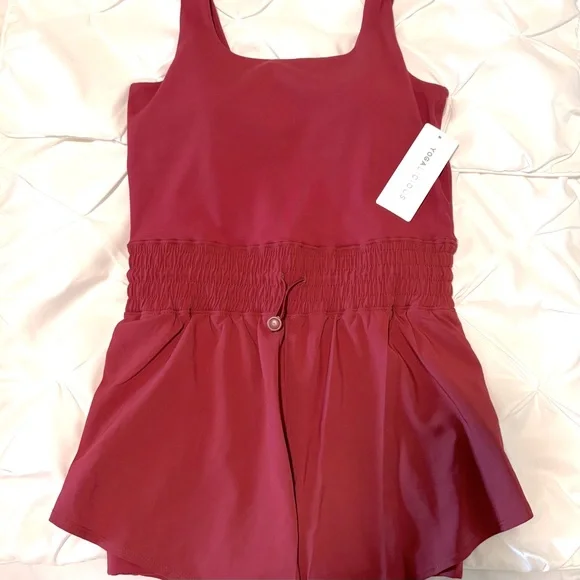 Yogalicious Lux Stevie Hybrid Active Short Romper, Women’s Small, NWT - Picture 1 of 8